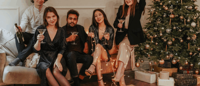 Flocked Christmas Trees: Seasonal Styles